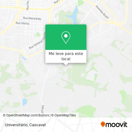 Universitário mapa