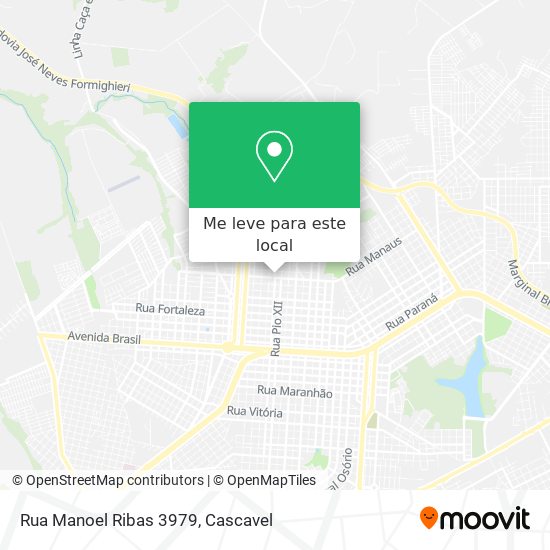 Rua Manoel Ribas 3979 mapa