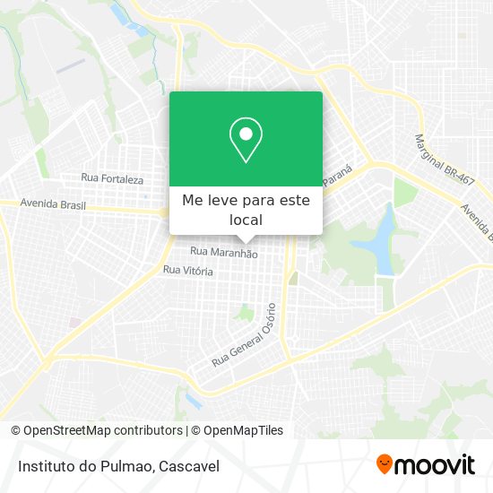 Instituto do Pulmao mapa