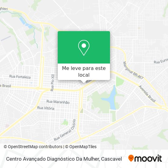 Centro Avançado Diagnóstico Da Mulher mapa