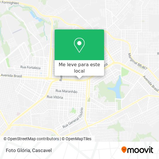 Foto Glória mapa