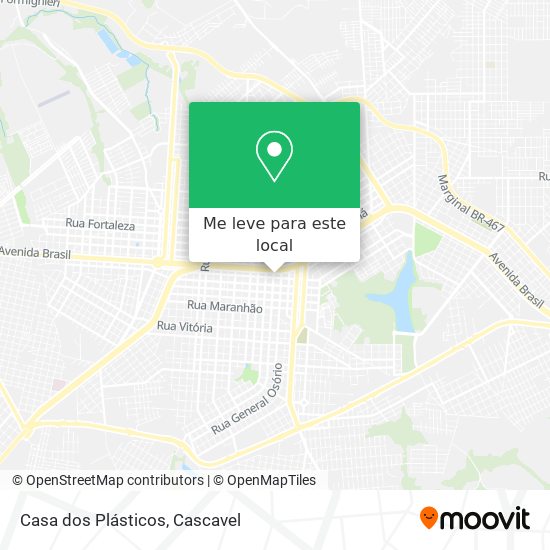 Casa dos Plásticos mapa