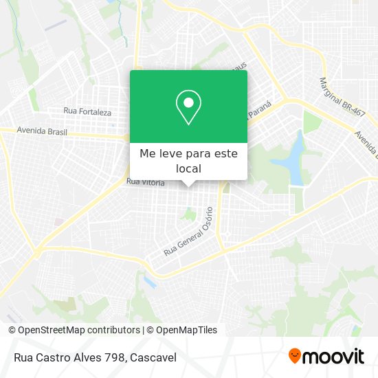 Rua Castro Alves 798 mapa