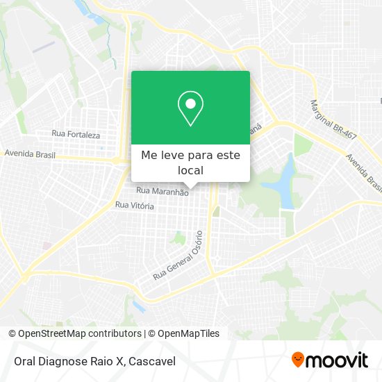 Oral Diagnose Raio X mapa