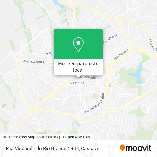 Rua Visconde do Rio Branco 1948 mapa