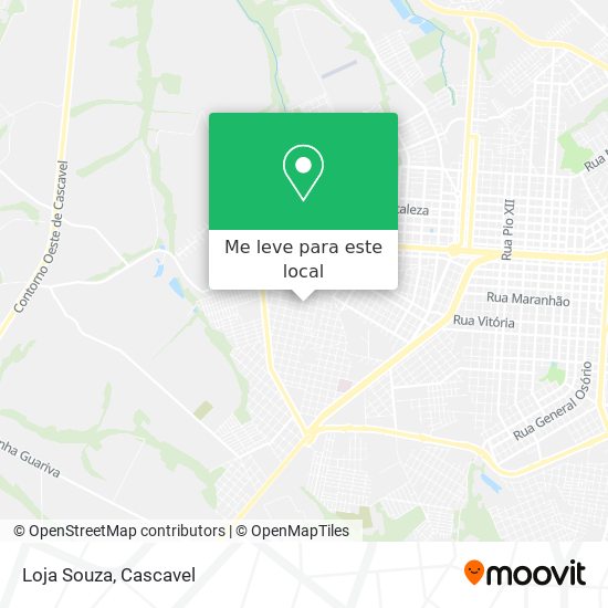 Loja Souza mapa