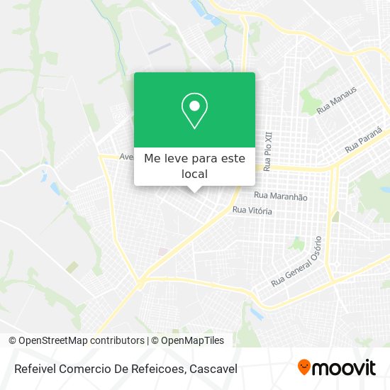 Refeivel Comercio De Refeicoes mapa