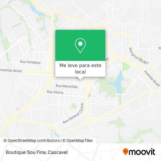 Boutique Sou Fina mapa