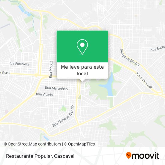 Restaurante Popular mapa