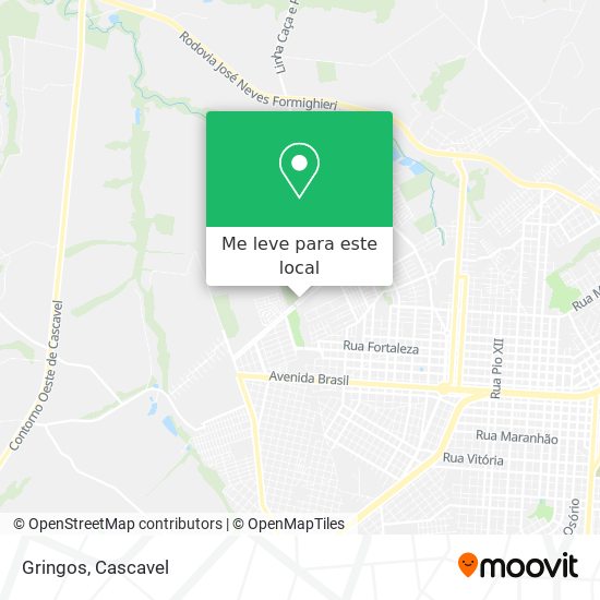 Gringos mapa