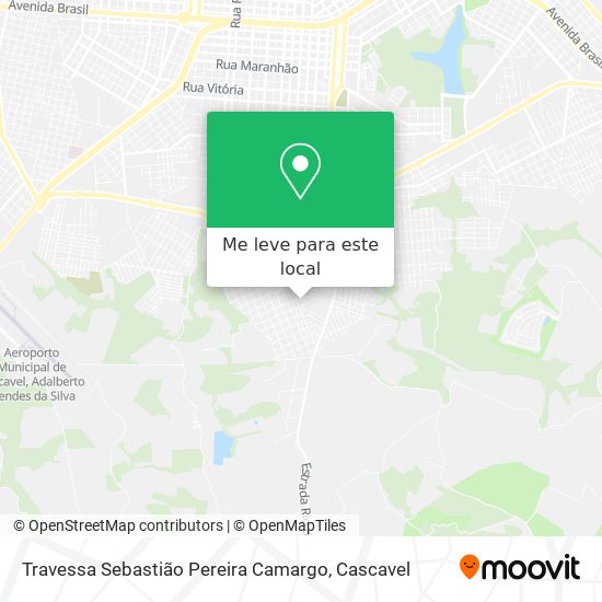 Travessa Sebastião Pereira Camargo mapa