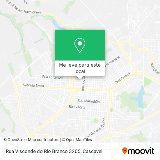 Rua Visconde do Rio Branco 3205 mapa