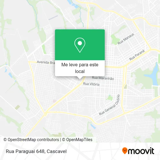 Rua Paraguai 648 mapa