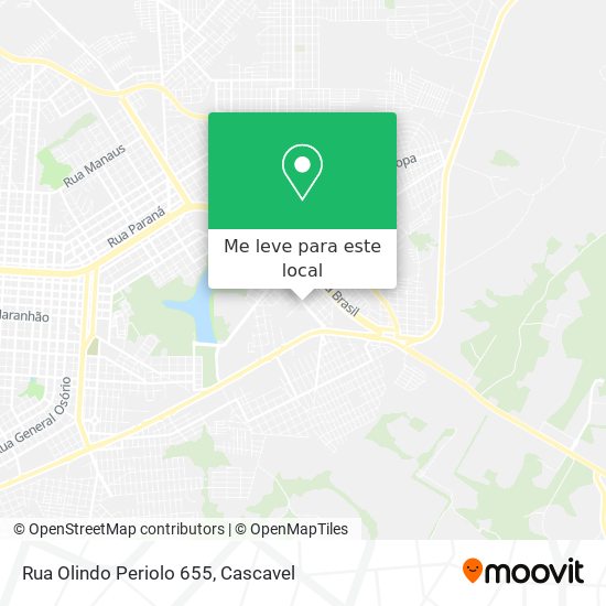Rua Olindo Periolo 655 mapa