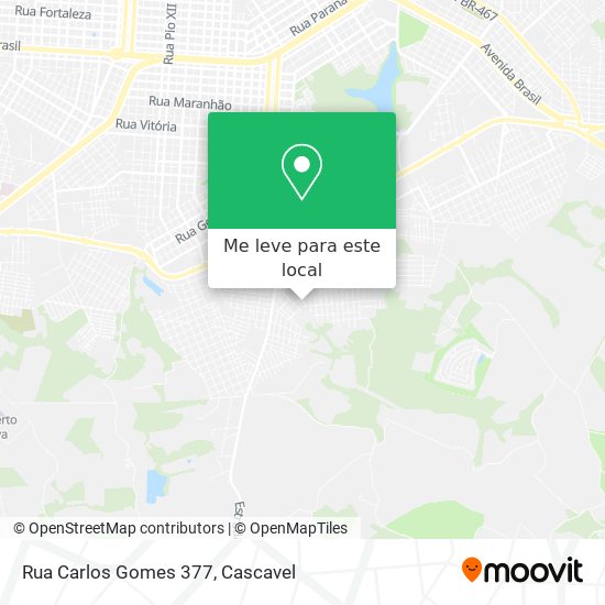 Rua Carlos Gomes 377 mapa