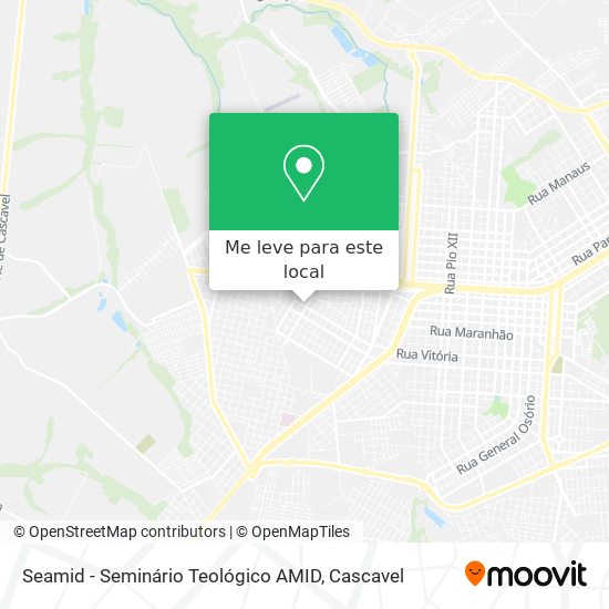 Seamid - Seminário Teológico AMID mapa