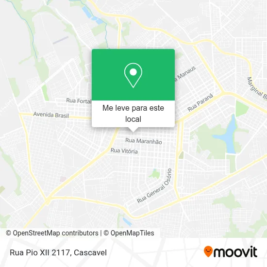 Rua Pio XII 2117 mapa