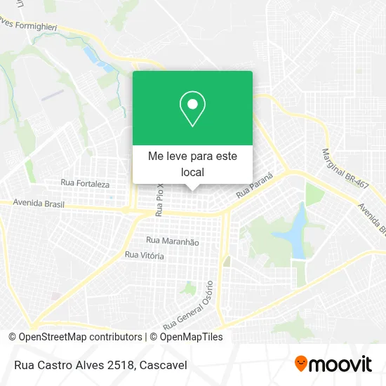 Rua Castro Alves 2518 mapa