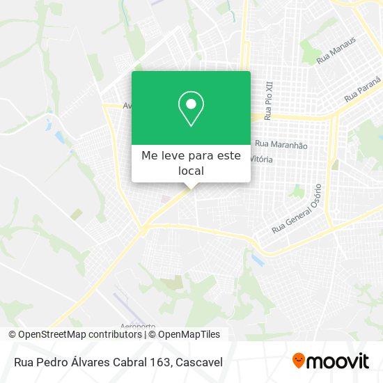 Rua Pedro Álvares Cabral 163 mapa