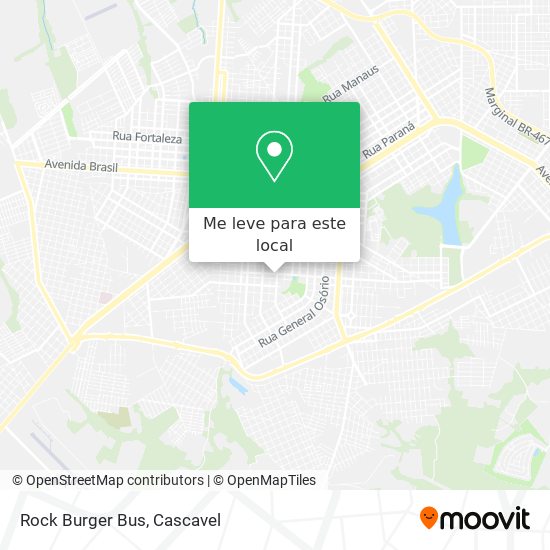 Rock Burger Bus mapa