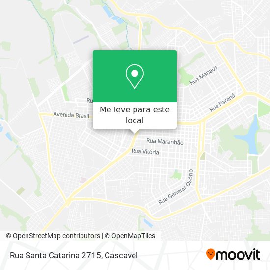 Rua Santa Catarina 2715 mapa