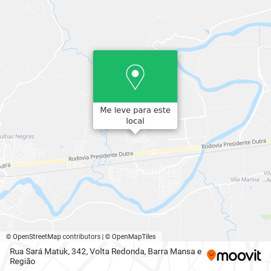 Rua Sará Matuk, 342 mapa