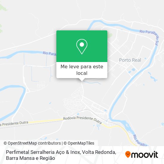 Perfimetal Serralheria Aço & Inox mapa
