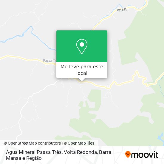 Água Mineral Passa Três mapa