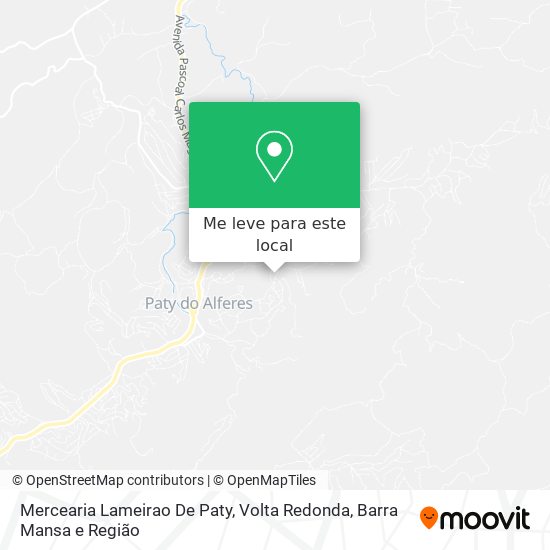 Mercearia Lameirao De Paty mapa