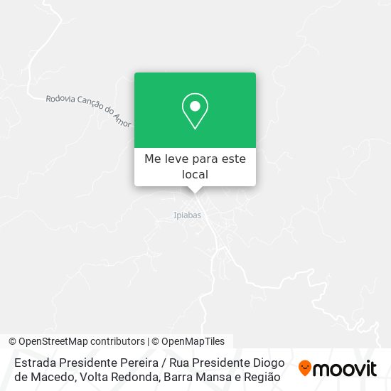 Estrada Presidente Pereira / Rua Presidente Diogo de Macedo mapa
