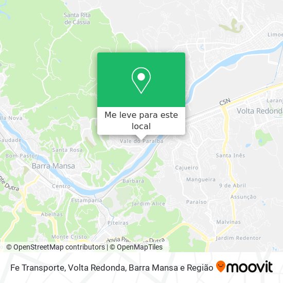 Fe Transporte mapa