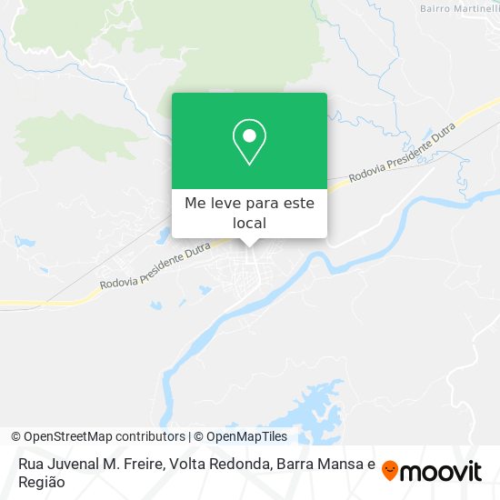 Rua Juvenal M. Freire mapa