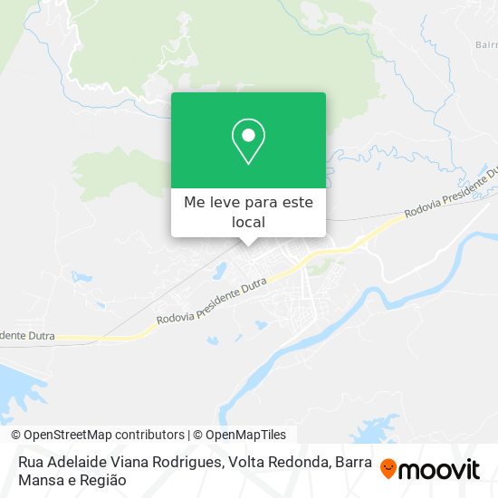 Rua Adelaide Viana Rodrigues mapa