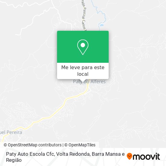 Paty Auto Escola Cfc mapa