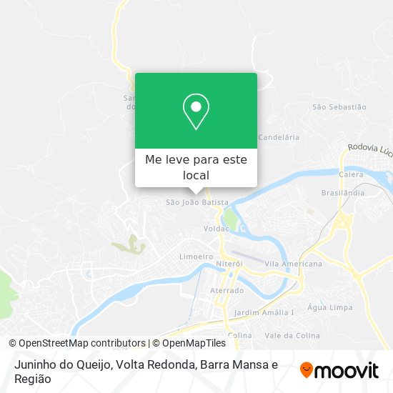 Juninho do Queijo mapa