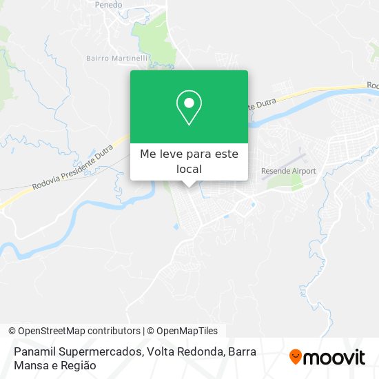 Panamil Supermercados mapa