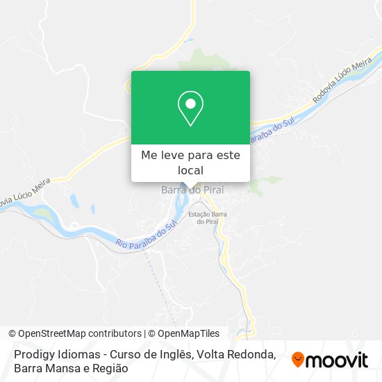 Prodigy Idiomas - Curso de Inglês mapa