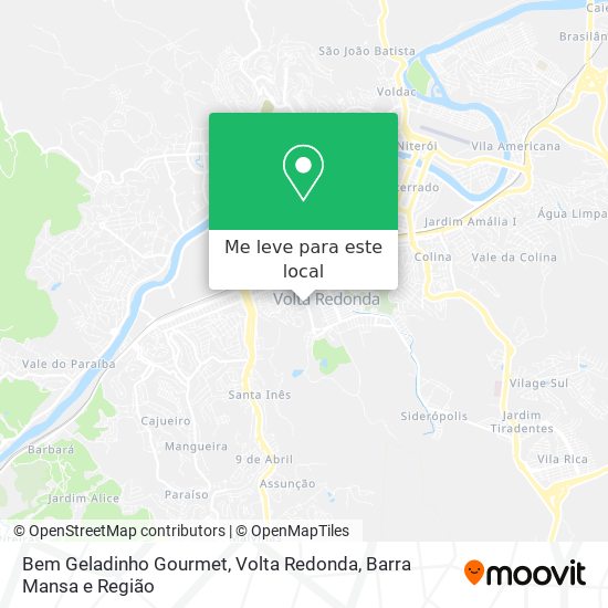 Bem Geladinho Gourmet mapa