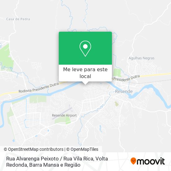 Rua Alvarenga Peixoto / Rua Vila Rica mapa