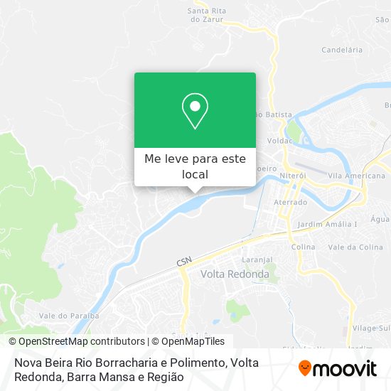Nova Beira Rio Borracharia e Polimento mapa