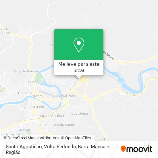 Santo Agostinho mapa