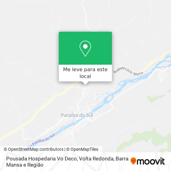 Pousada Hospedaria Vo Deco mapa