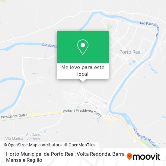 Horto Municipal de Porto Real mapa