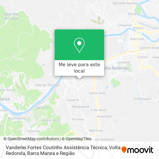 Vanderlei Fortes Coutinho Assistência Técnica mapa