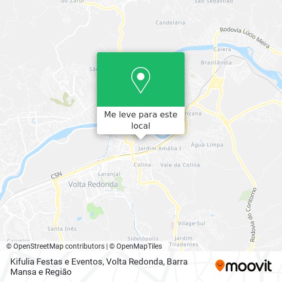 Kifulia Festas e Eventos mapa
