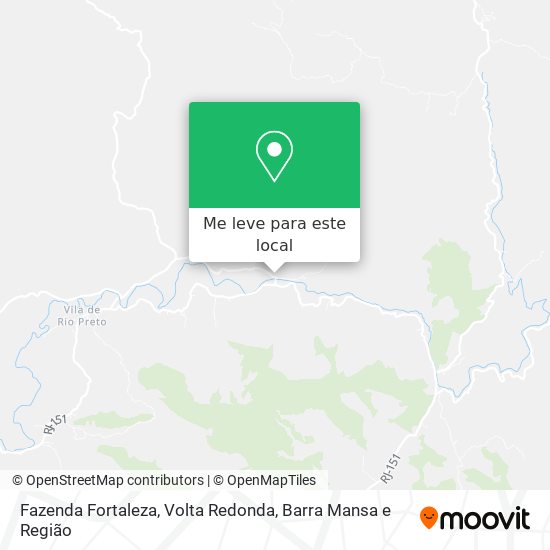 Fazenda Fortaleza mapa