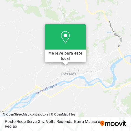 Posto Rede Serve Gnv mapa