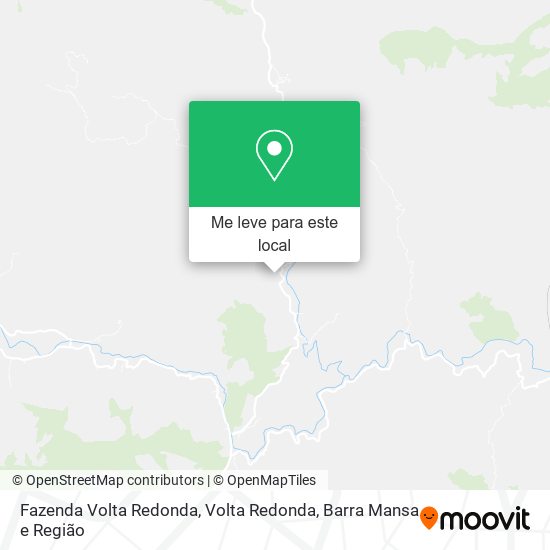 Fazenda Volta Redonda mapa