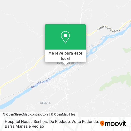 Hospital Nossa Senhora Da Piedade mapa