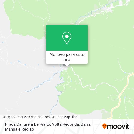 Praça Da Igreja De Rialto mapa